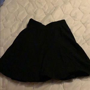 Black skater skirt